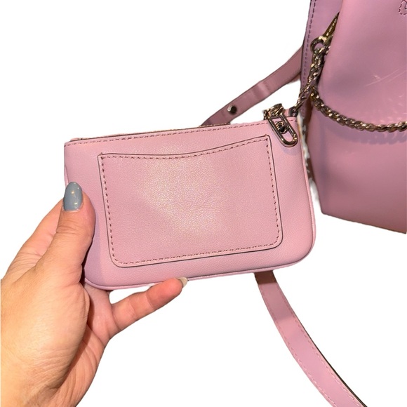 Michael Kors Pink Shoulder Bag with Chain Accent - Picture 2 of 4